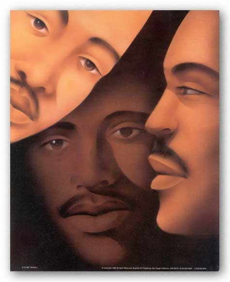 'Between' By Gail Goodwin – African American Art Print, Offset Lithograph, Ethnic Theme