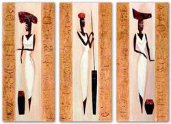 Nubile Nubian Set by Alfred Gockel