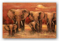 Bull Elephants by Kanayo Ede