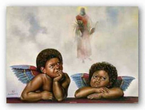 Black Baby Angels Art