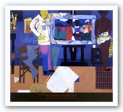 Profile/Part II, The Thirties: Artist With Painting and Model, 1981 by Romare Bearden