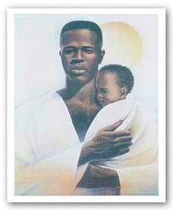 Father and Child by Keith Mallett