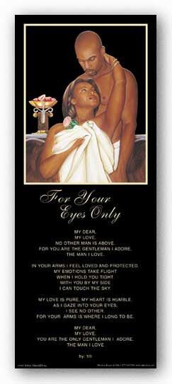 For Your Eyes Only - Woman to Man Statement by Gerald Ivey