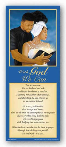 With God - We Can - Statement Blue by Jamal Scott