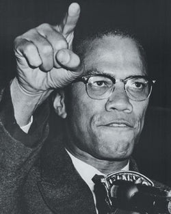 Malcolm X, Fiery Speech, Harlem, 1963