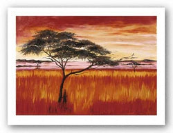 Serengeti Dusk by Emilie Gerard