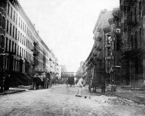 107th Street East from Third Ave Harlem 1912 by McMahan Photo Archive
