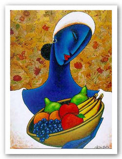 Indigo with Fruit - Limited Edition by LaShun Beal