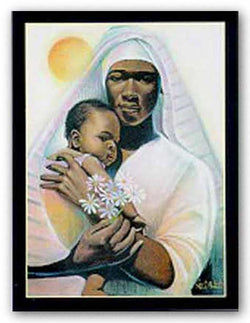 Child and Madonna by Keith Mallett