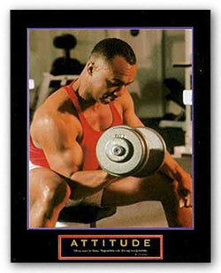 Attitude - Weightlifter by Motivational