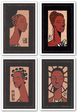 Pinwheel-Nubian Knots-Goddess-Afro Puffs Set by William Sloan