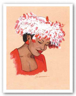 Hattitude - Lady in Red by Marcella Hayes Muhammad